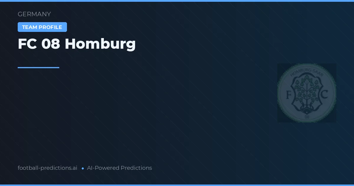 FC Homburg Prognoser & Statistik