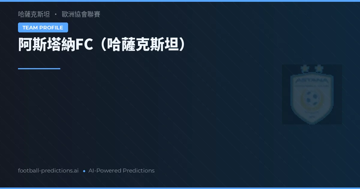 FC Astana Prognoser & Statistik