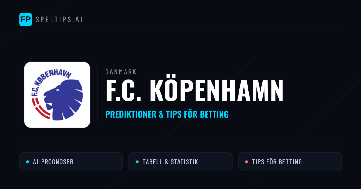 F.C. Köpenhamn Prognoser & Statistik