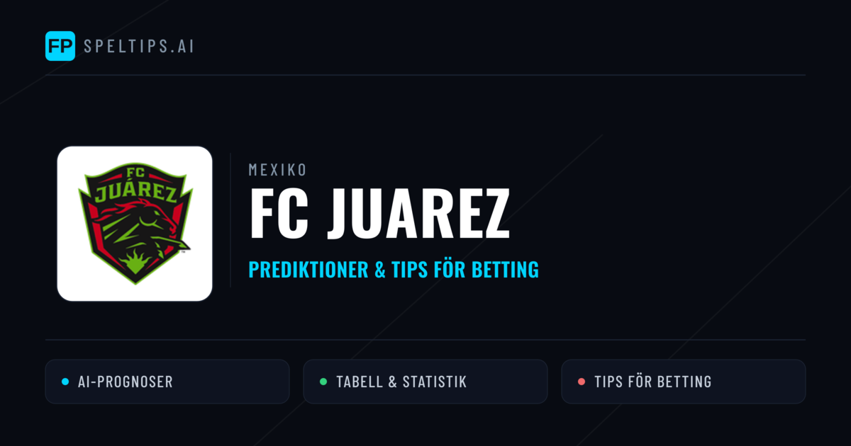 FC Juarez Prognoser & Statistik