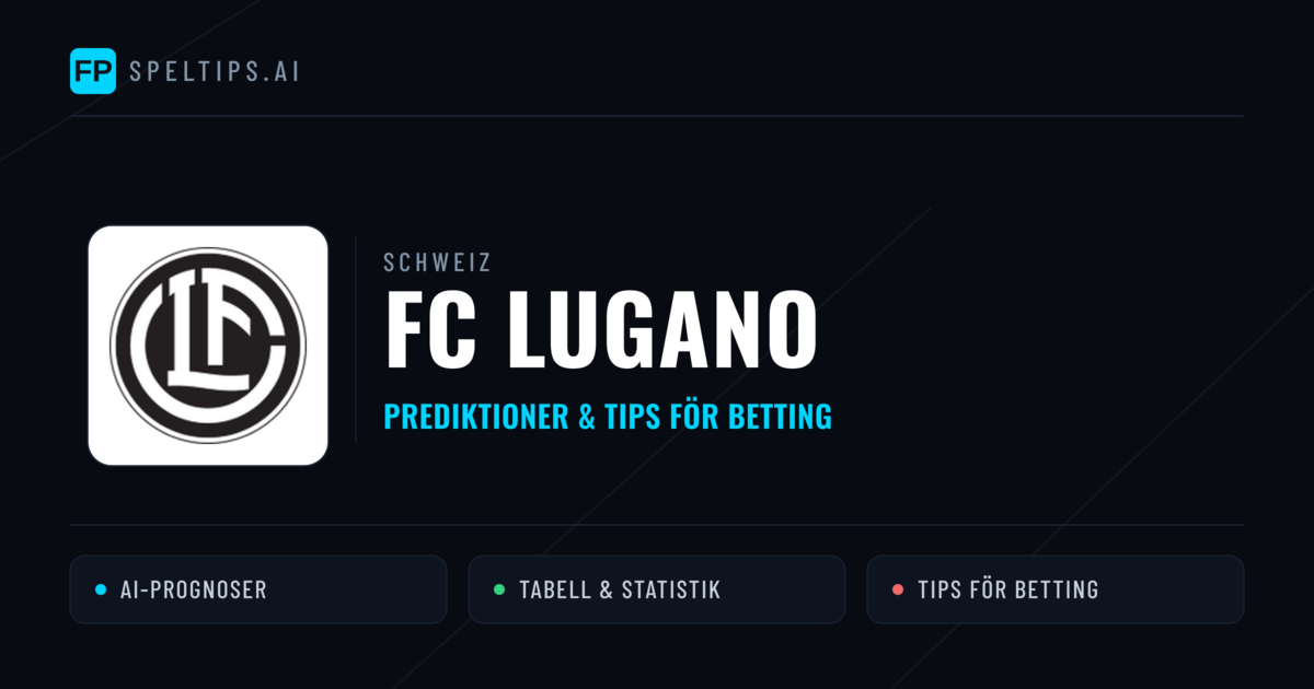 FC Lugano Prognoser & Statistik