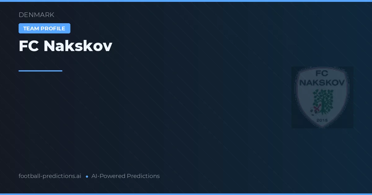 FC Nakskov Prognoser & Statistik