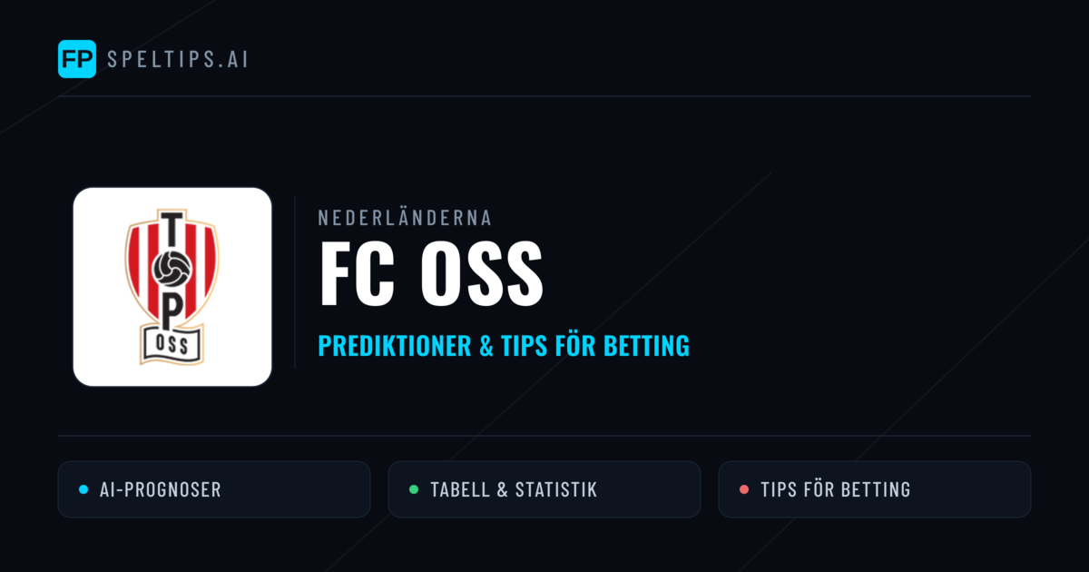 FC OSS Prognoser & Statistik