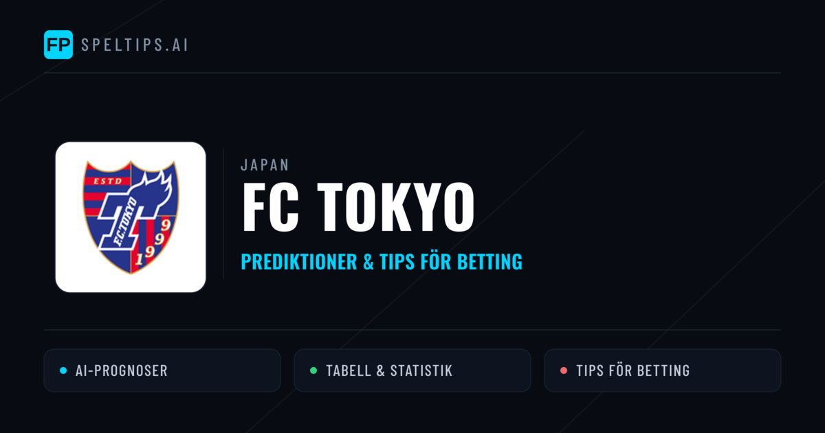 FC Tokyo Prognoser & Statistik