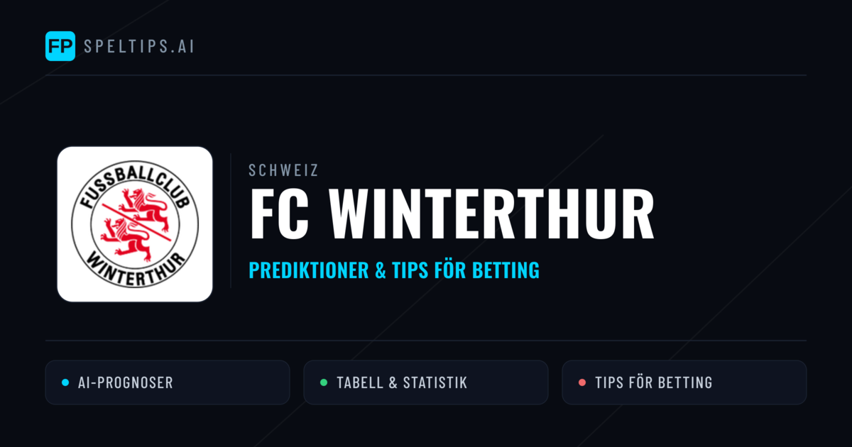 FC Winterthur Prognoser & Statistik