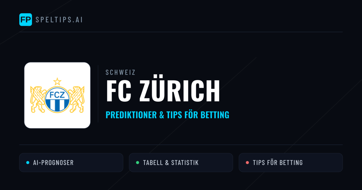 FC Zürich Prognoser & Statistik