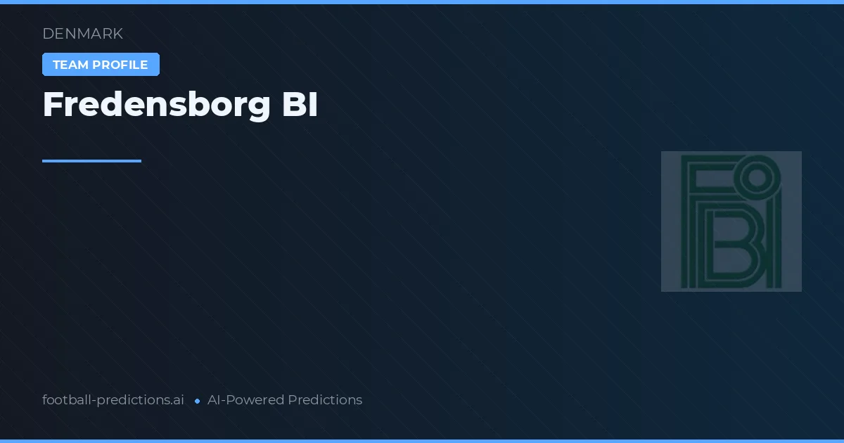 Fredensborg BI Prognoser & Statistik