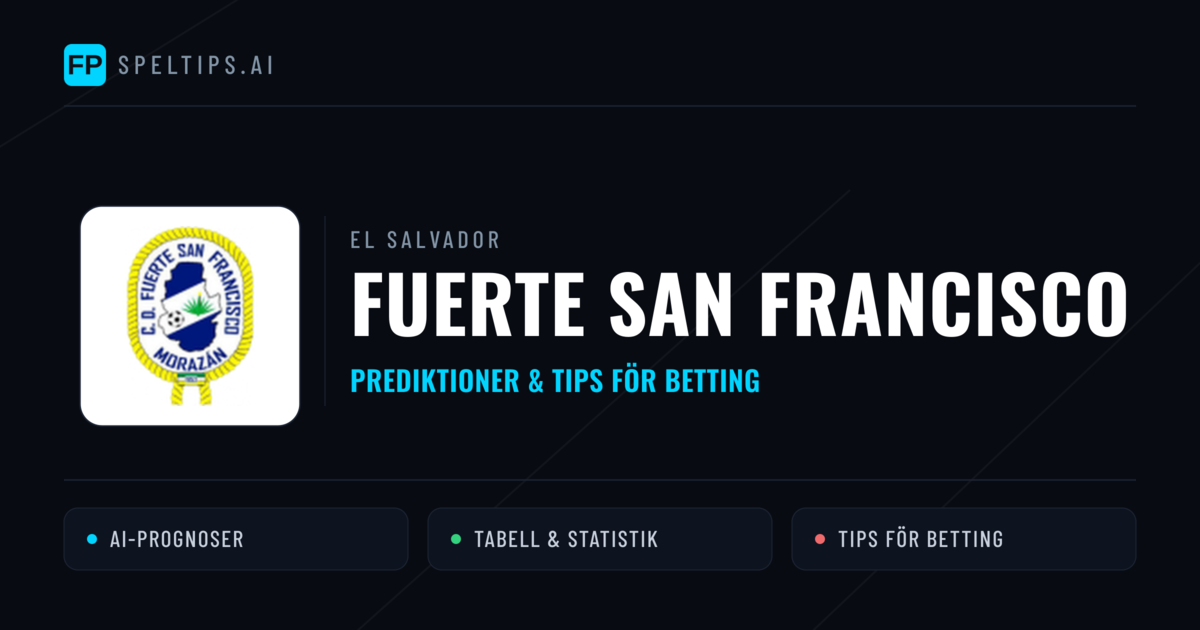 Fuerte San Francisco Prognoser & Statistik