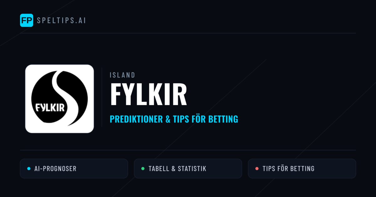 Fylkir Prognoser & Statistik
