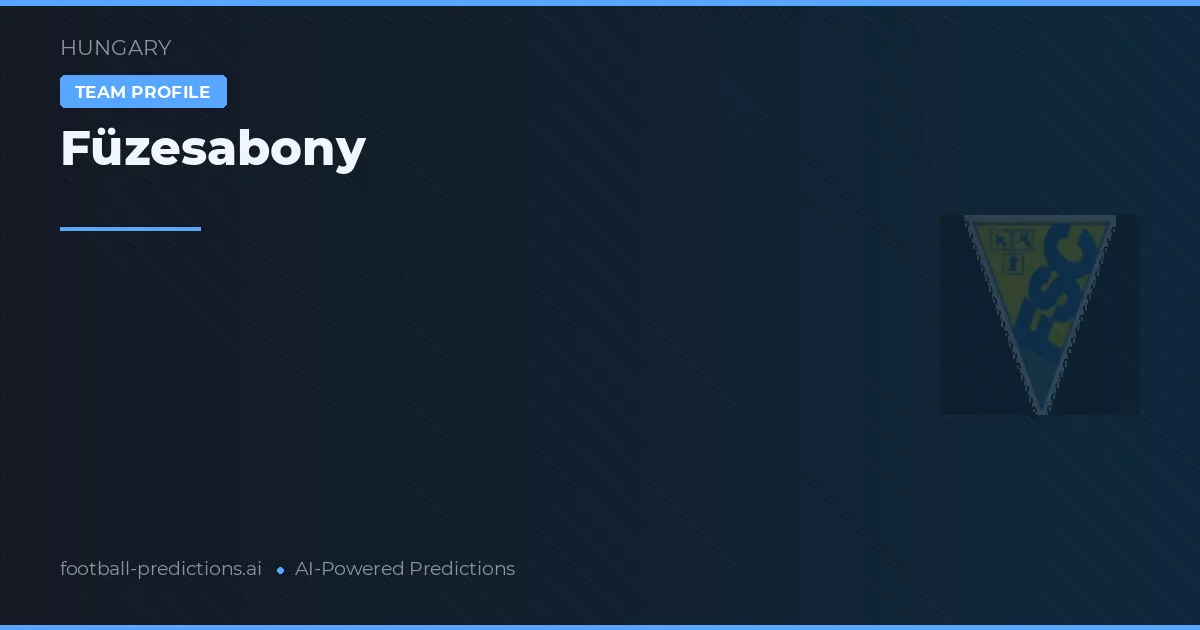 Füzesabony Prognoser & Statistik