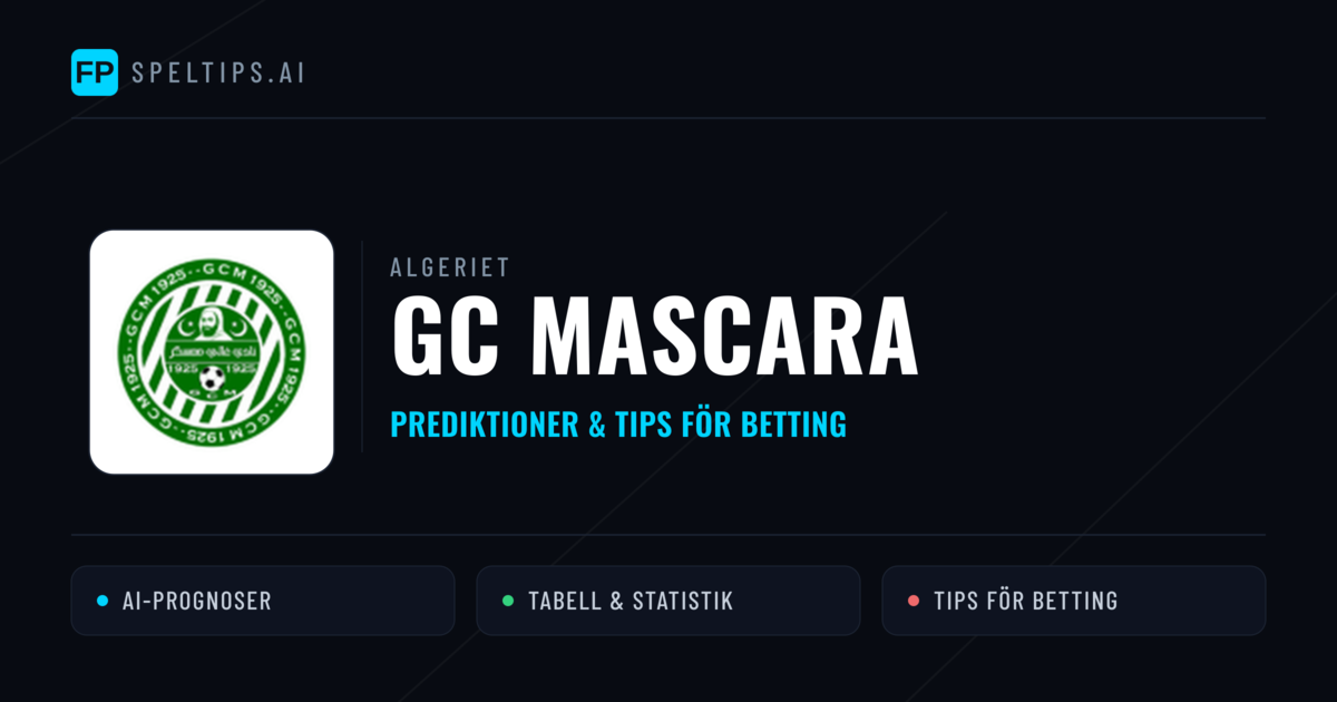 GC Mascara Prognoser & Statistik