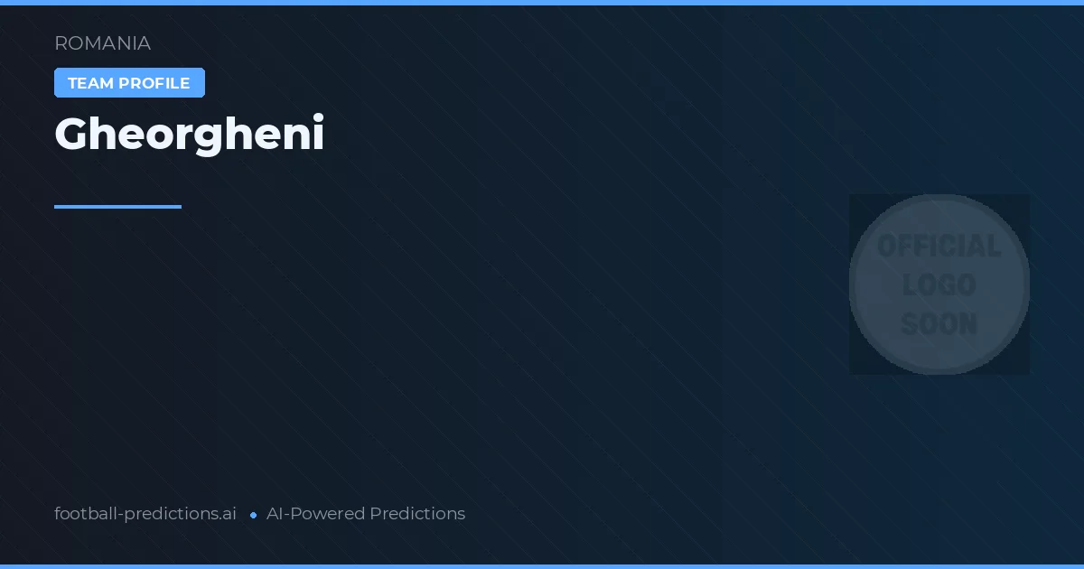 Gheorgheni Prognoser & Statistik