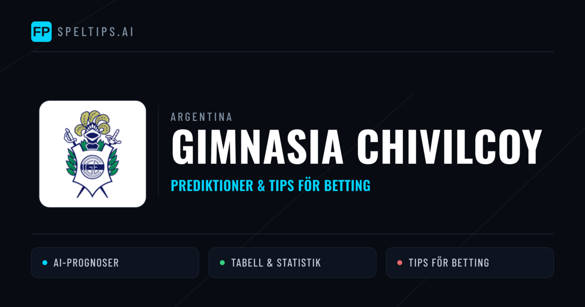 Gimnasia Chivilcoy Prognoser & Statistik