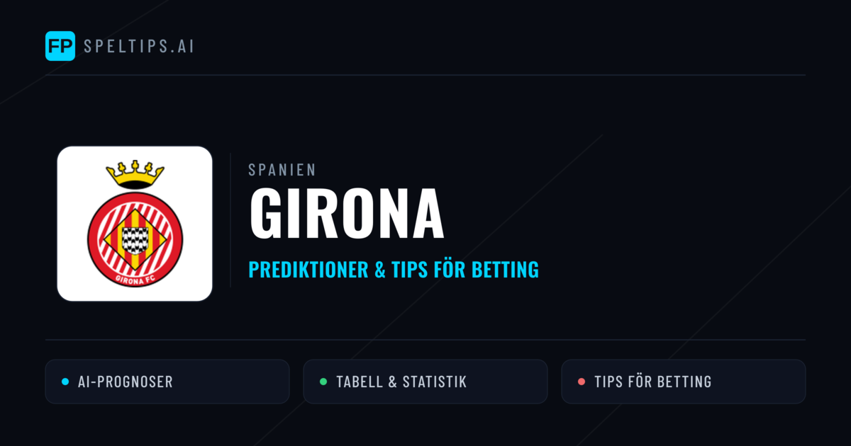Girona Prognoser & Statistik