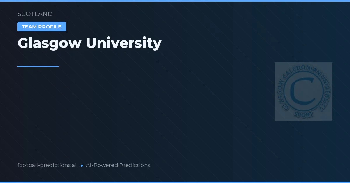 Glasgow University Prognoser & Statistik