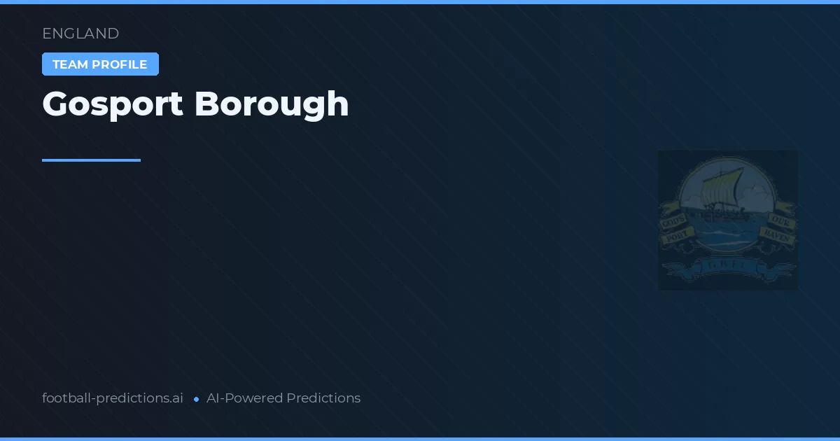 Gosport Borough Prognoser & Statistik