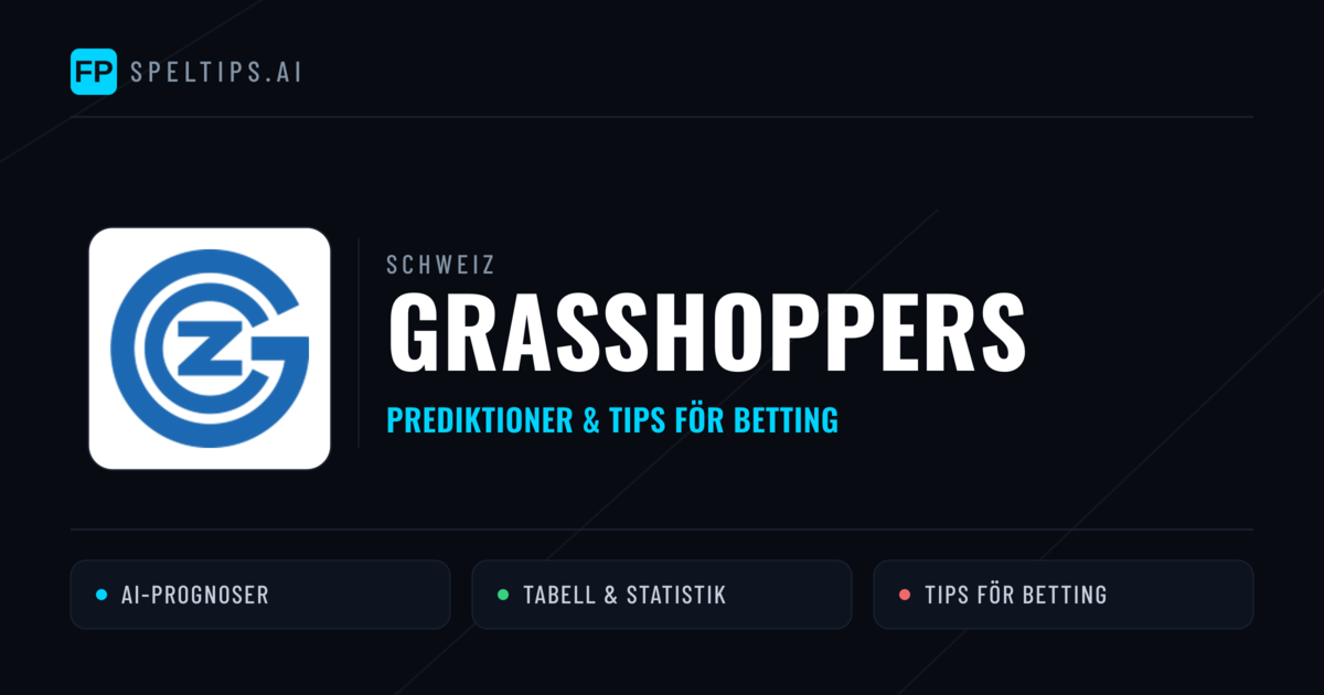 Grasshoppers Prognoser & Statistik