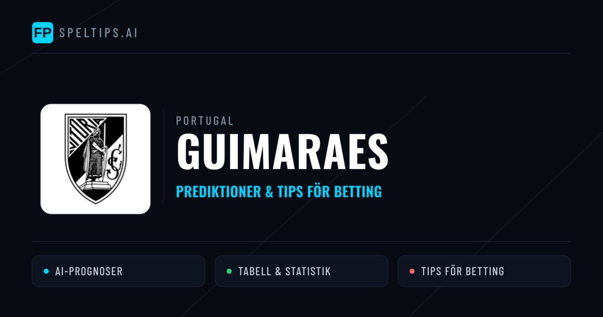 Guimaraes Prognoser & Statistik