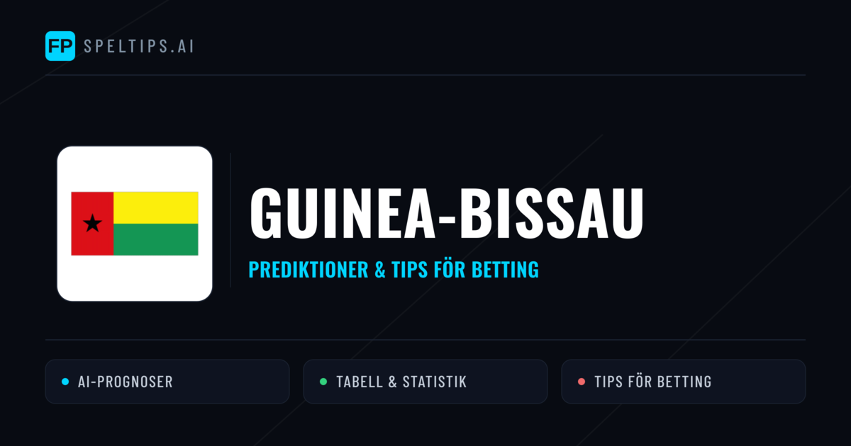 Guinea-Bissau Prognoser & Statistik