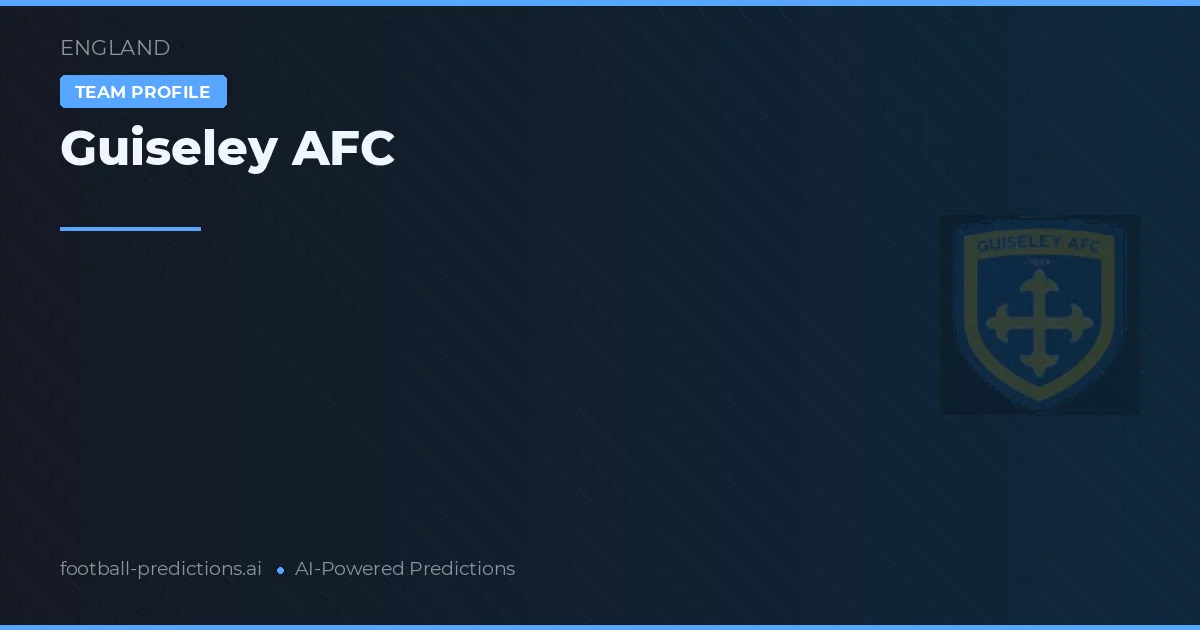 Guiseley AFC Prognoser & Statistik
