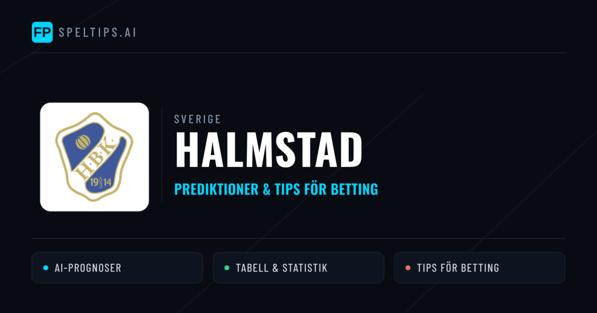 Halmstad Prognoser & Statistik