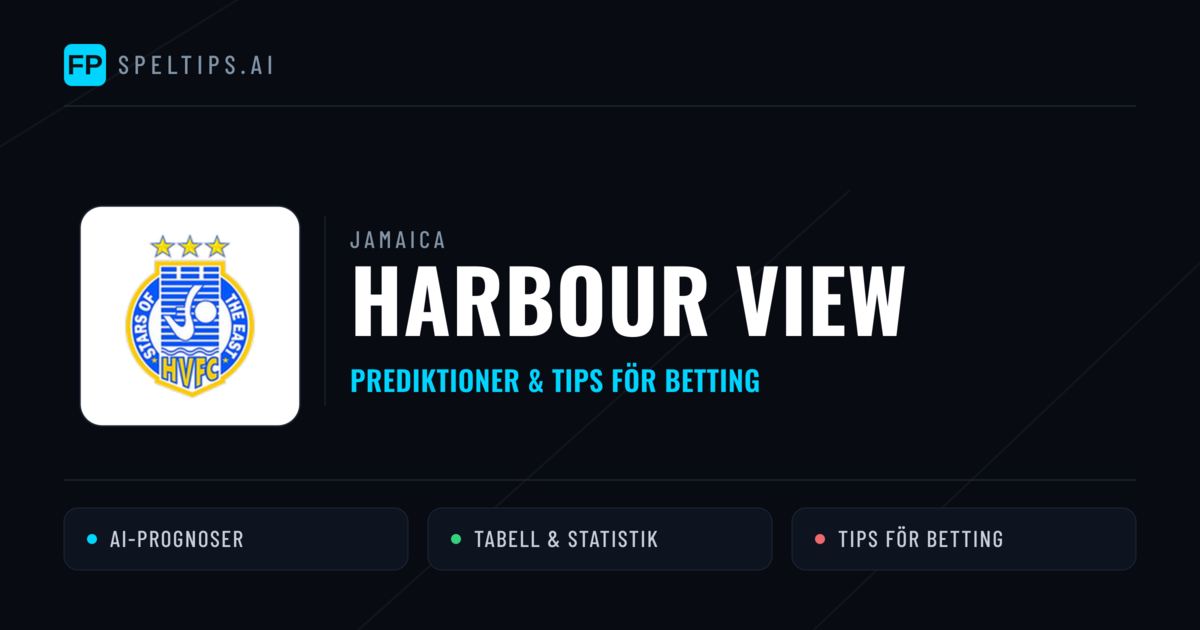 Harbour View Prognoser & Statistik