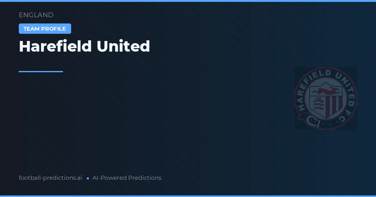 Harefield United Prognoser & Statistik