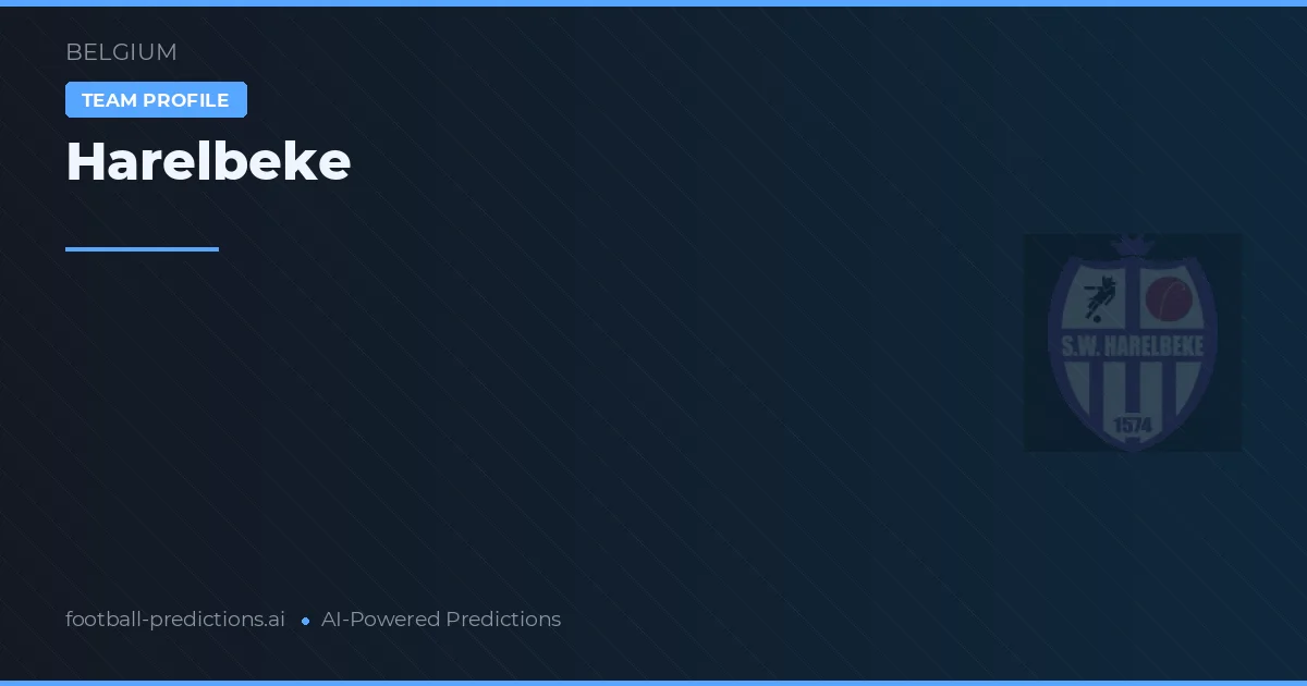 Harelbeke Prognoser & Statistik