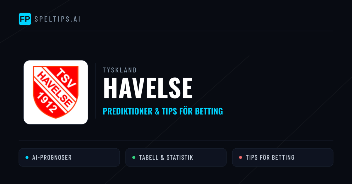 Havelse Prognoser & Statistik