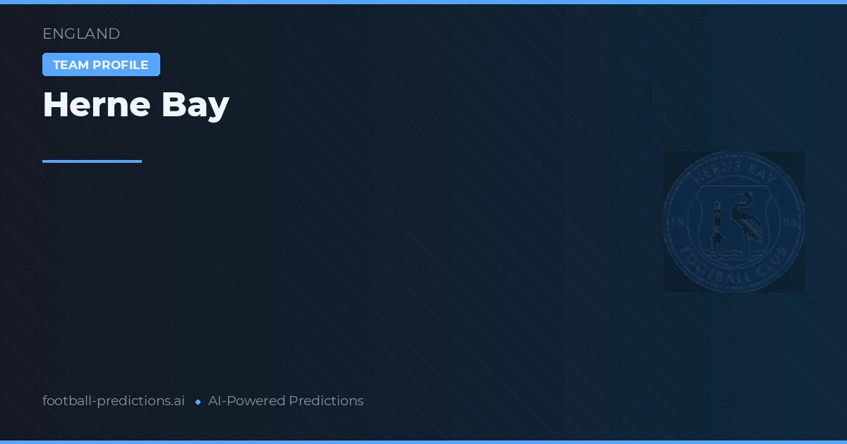 Herne Bay Prognoser & Statistik