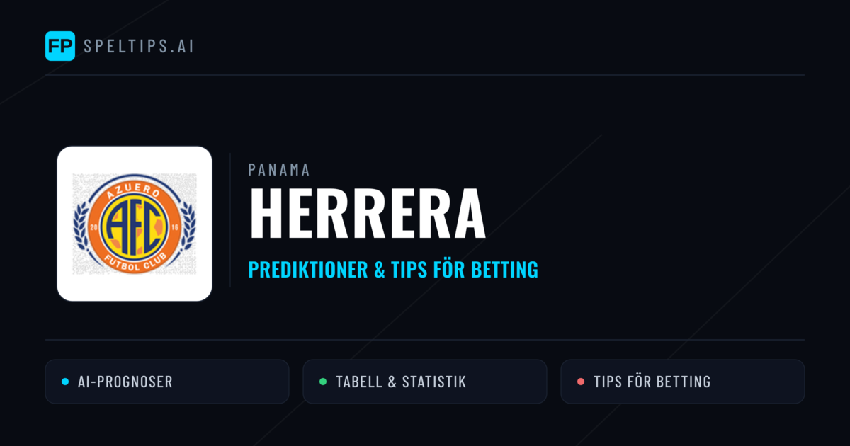 Herrera Prognoser & Statistik