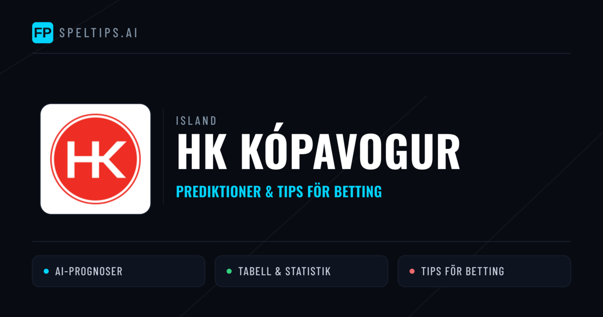 HK Kópavogur Prognoser & Statistik