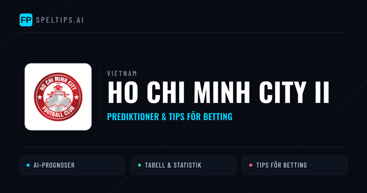 Ho Chi Minh City II Prognoser & Statistik