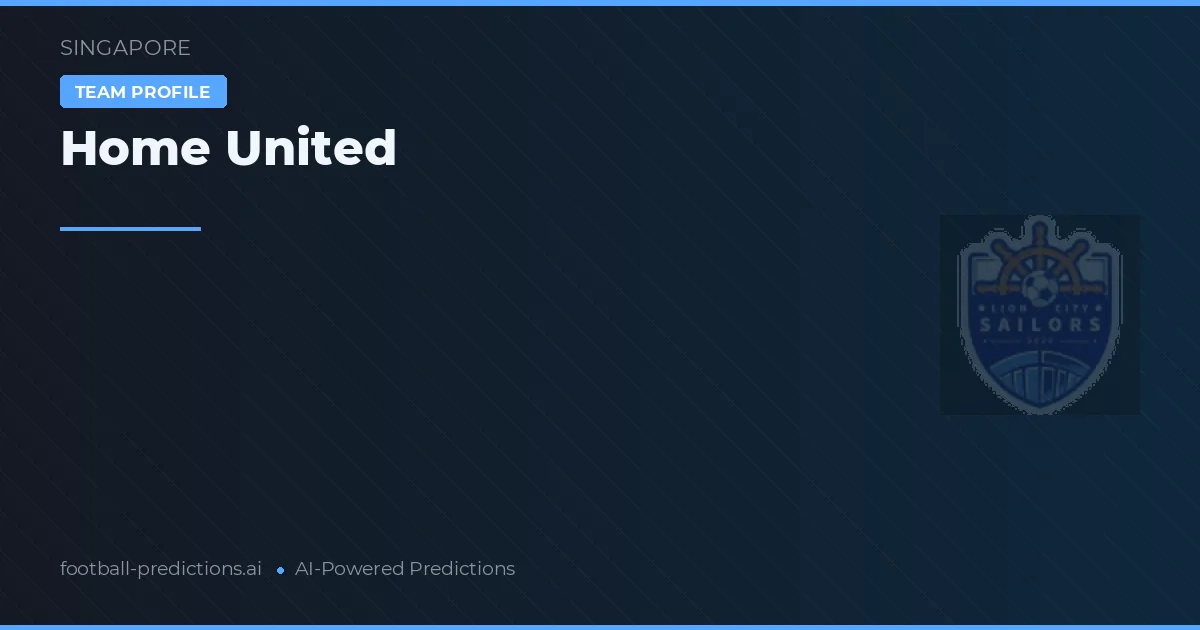 Home United Prognoser & Statistik