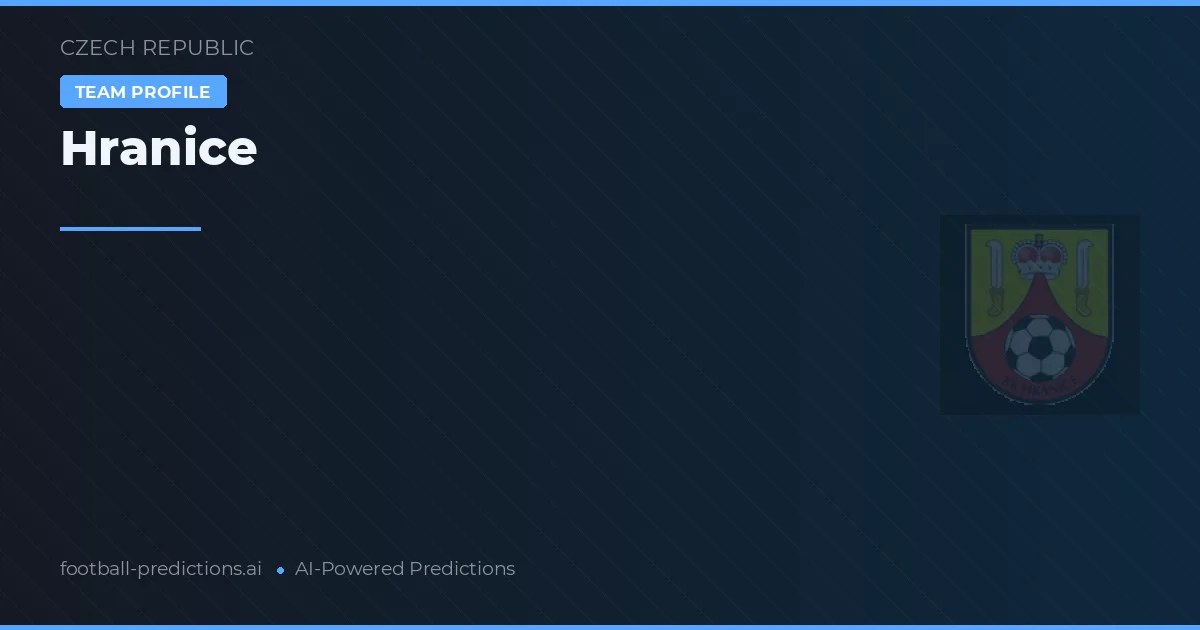 Hranice Prognoser & Statistik