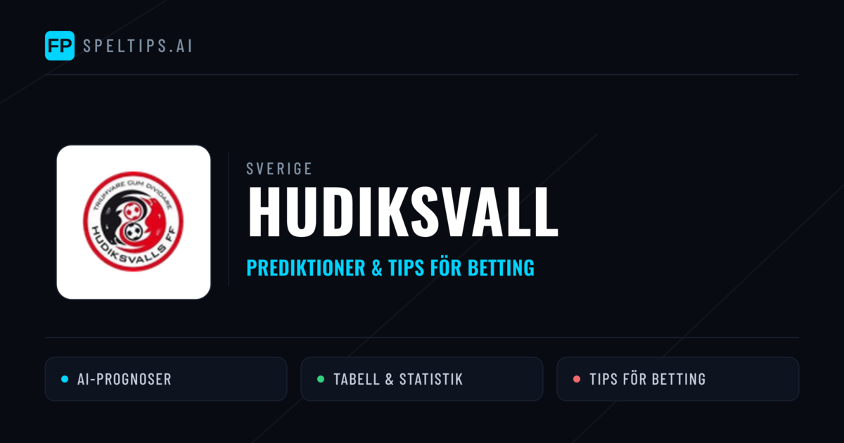 Hudiksvall Prognoser & Statistik
