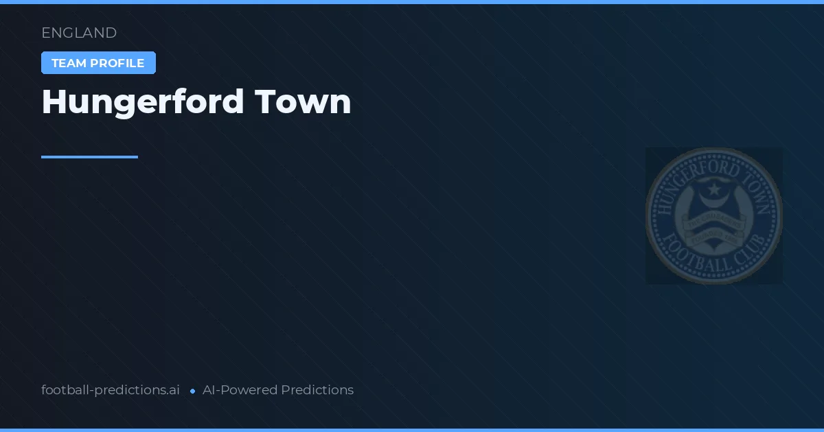 Hungerford Town Prognoser & Statistik