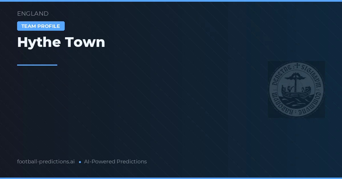 Hythe Town Prognoser & Statistik