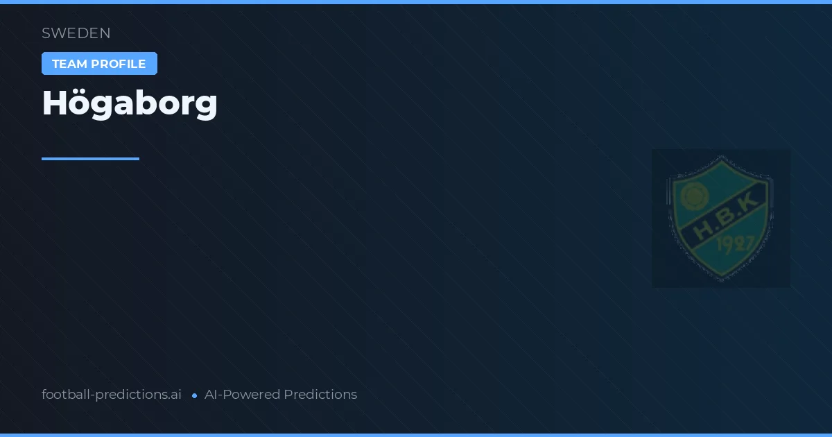 Högaborg Prognoser & Statistik