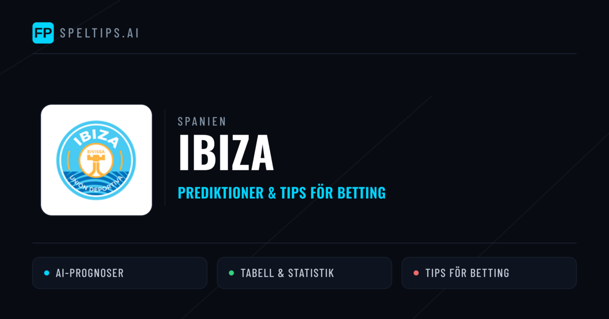 Ibiza Prognoser & Statistik