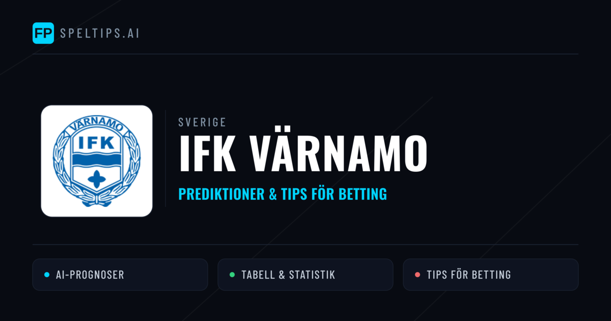 IFK Värnamo Prognoser & Statistik