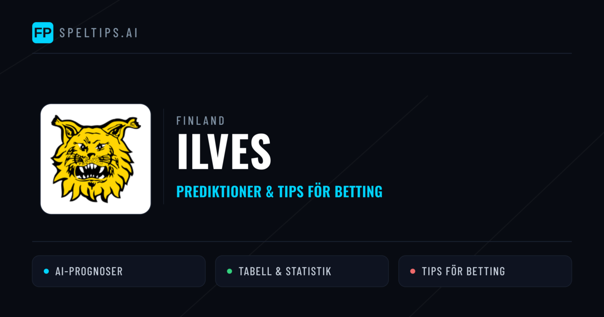Ilves Prognoser & Statistik