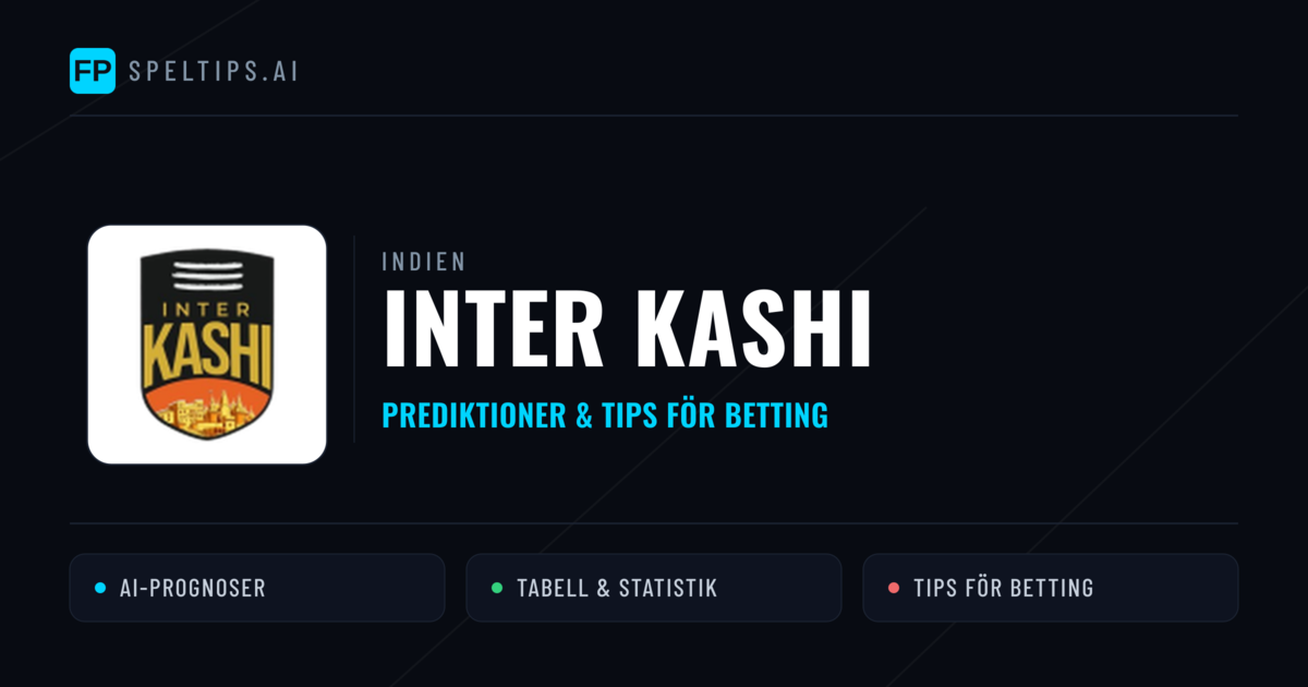 Inter Kashi Prognoser & Statistik