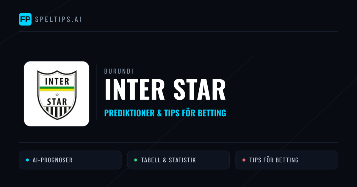 Inter Star Prognoser & Statistik