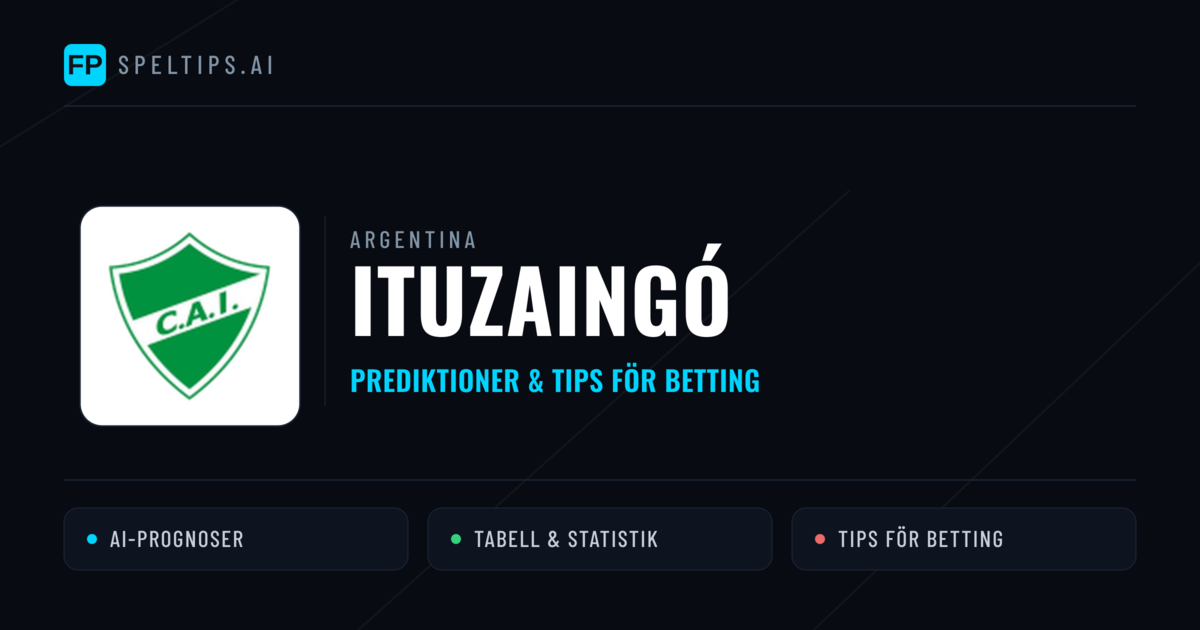 Ituzaingó Prognoser & Statistik