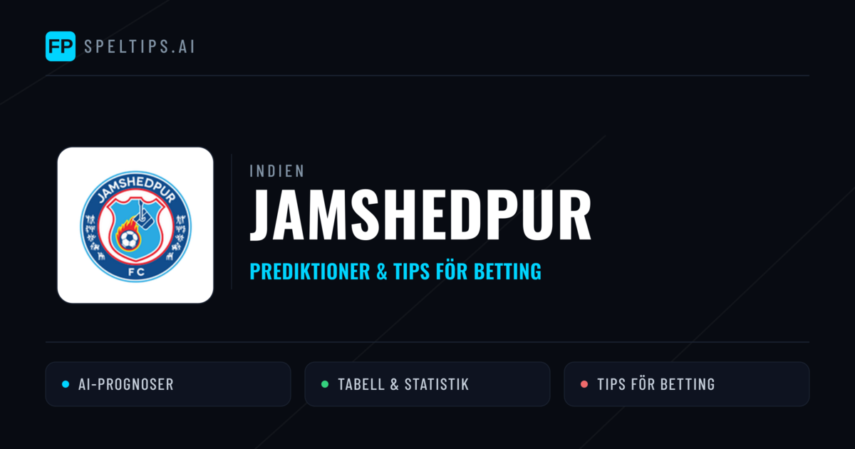 Jamshedpur Prognoser & Statistik