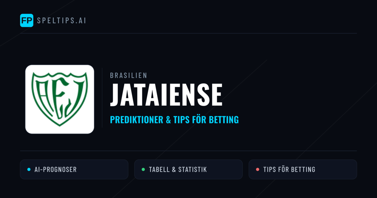 Jataiense Prognoser & Statistik
