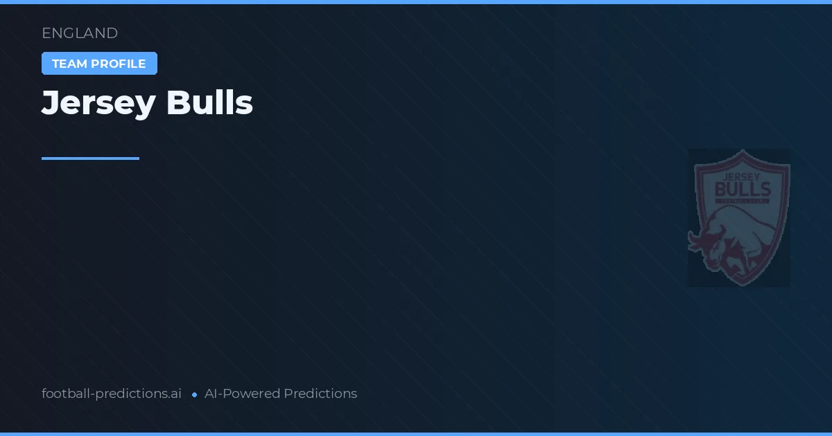 Jersey Bulls Prognoser & Statistik