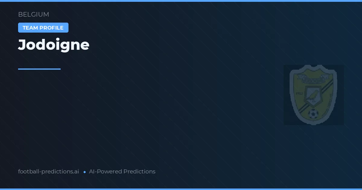 Jodoigne Prognoser & Statistik