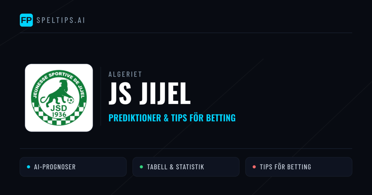 JS Jijel Prognoser & Statistik